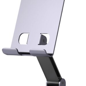 360° Rotatable Universal Desktop Phone Stand – Foldable & Adjustable Multi-Angle Holder for All Smartphones & Tablets