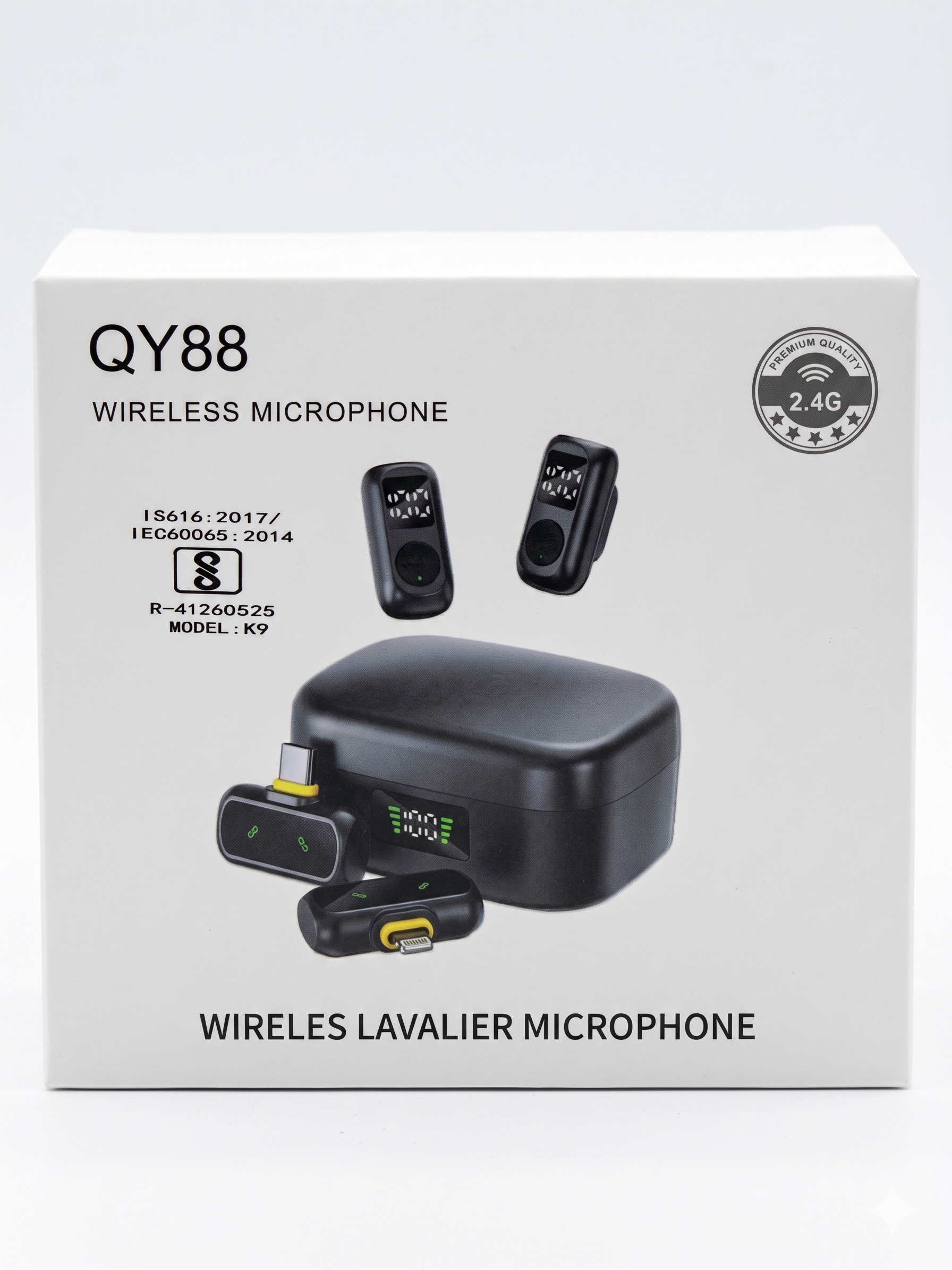 Professional Wireless Lavalier Microphone – 20m Range with Advanced Noise Reduction - Image 3
