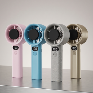 Portable Handheld Turbine Fan – Smart Digital Display & 200 Speed Levels
