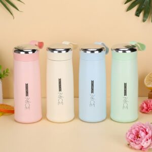 400ml Glass Lined Water Bottle – Shatter-Resistant Protective Outer Shell