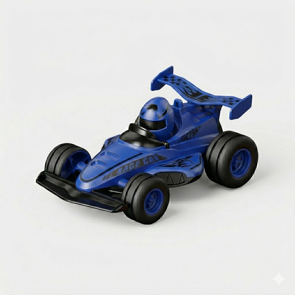 Magnetic Attraction High-Speed Racing Car – 1:64 Scale Friction Pull-Back Toy - Image 3