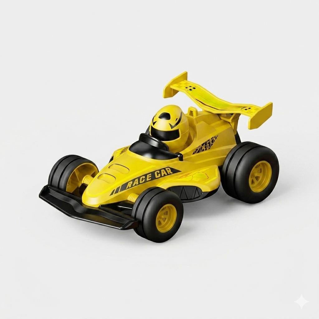 Magnetic Attraction High-Speed Racing Car – 1:64 Scale Friction Pull-Back Toy - Image 2