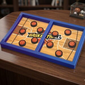 Fast Sling Puck Board Game – Portable Tabletop String Hockey for Kids & Adults | A86-455