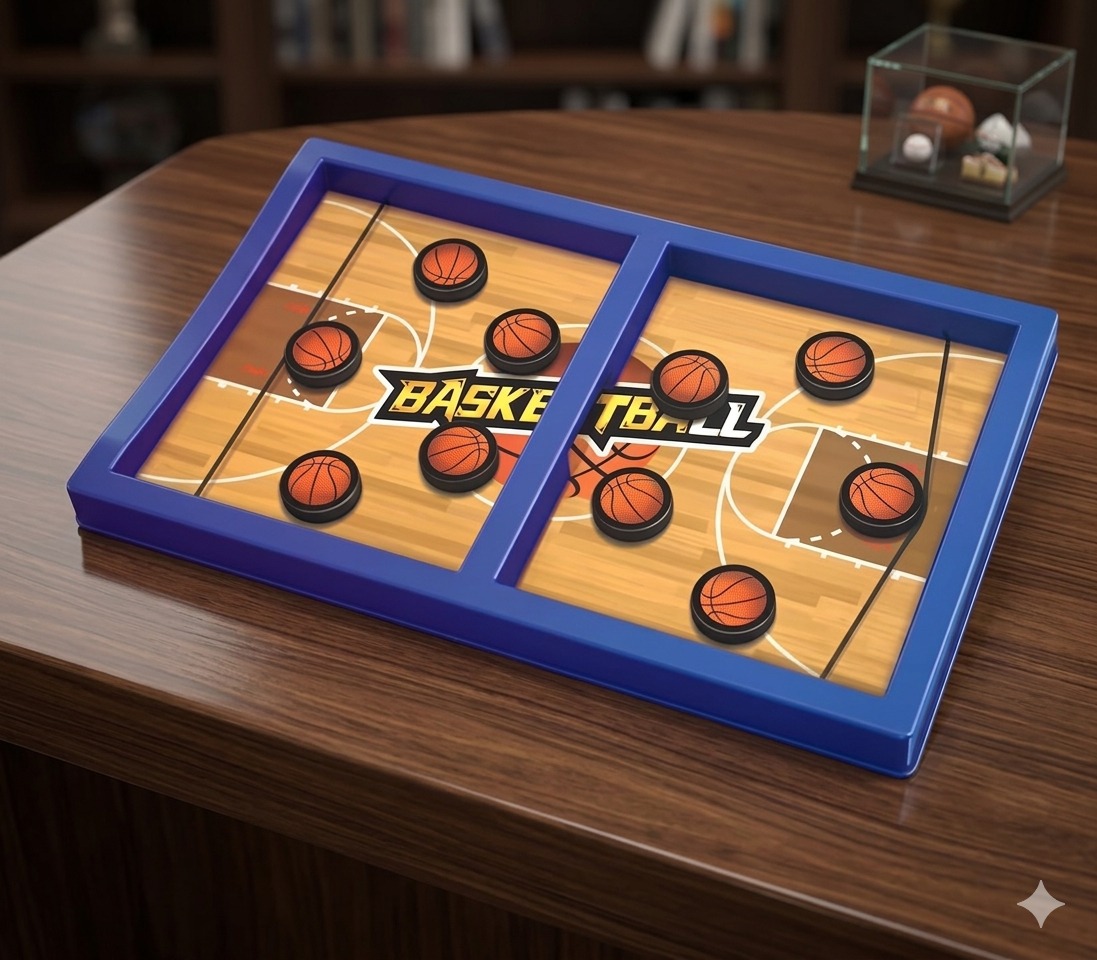 Fast Sling Puck Board Game – Portable Tabletop String Hockey for Kids & Adults | A86-455