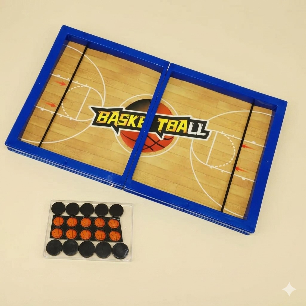 Fast Sling Puck Board Game – Portable Tabletop String Hockey for Kids & Adults | A86-455 - Image 3