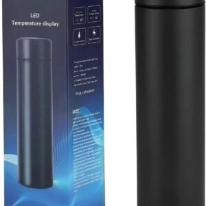 Smart LED Temperature Display Water Bottle – 500ml Vacuum Insulated Stainless Steel Thermos