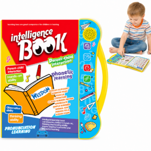 Interactive Phonetic Intelligence Learning Book for Toddlers – Multi-Topic Educational Toy with Sound | A53-411