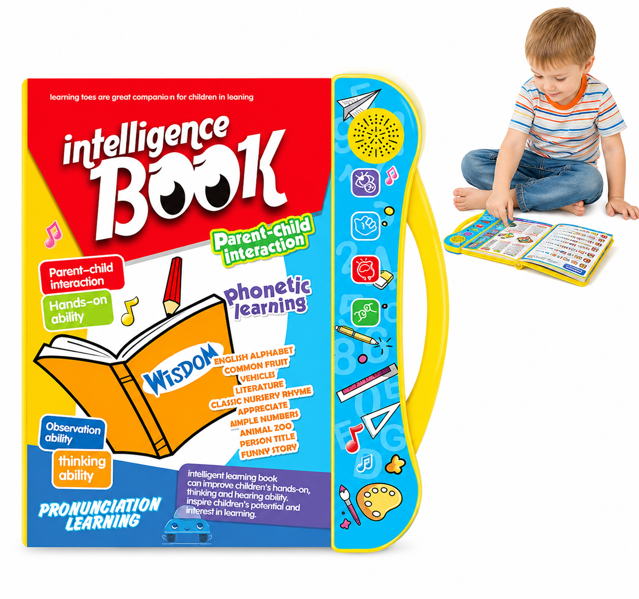 NEXTGEN Ultimate Early Learning Bundle – Intelligence Book, Panda LCD Writing Tablet & Pastel Calculator Set | C-18 - Image 2