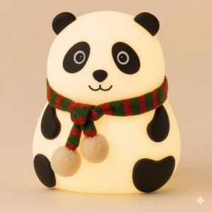 Adorable Silicone Panda LED Night Light – Rechargeable & Color-Changing