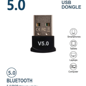 Ultra-Mini Bluetooth 5.0 USB Dongle Adapter for Windows PC & Laptop | BU703