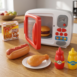Kitchen Series Toy Microwave Oven with Realistic Sound & Light | C27-428