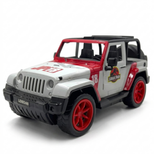 Realistic 1:16 Scale Off-Road Toy Jeep | Friction Powered Monster Truck with Lights & Sound