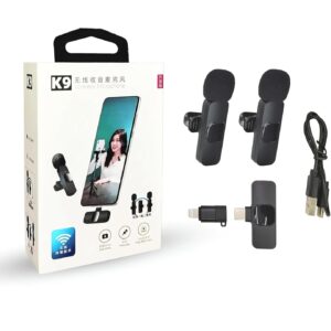 Professional Wireless Lavalier Microphone | Plug-and-Play Noise Reduction Lapel Mic | B07-604