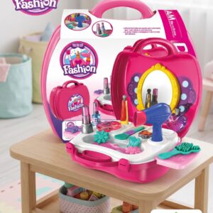 NEXTGEN Disney Princess My Vanity Makeup Suitcase Playset – 21-Piece Pretend Play Beauty Set