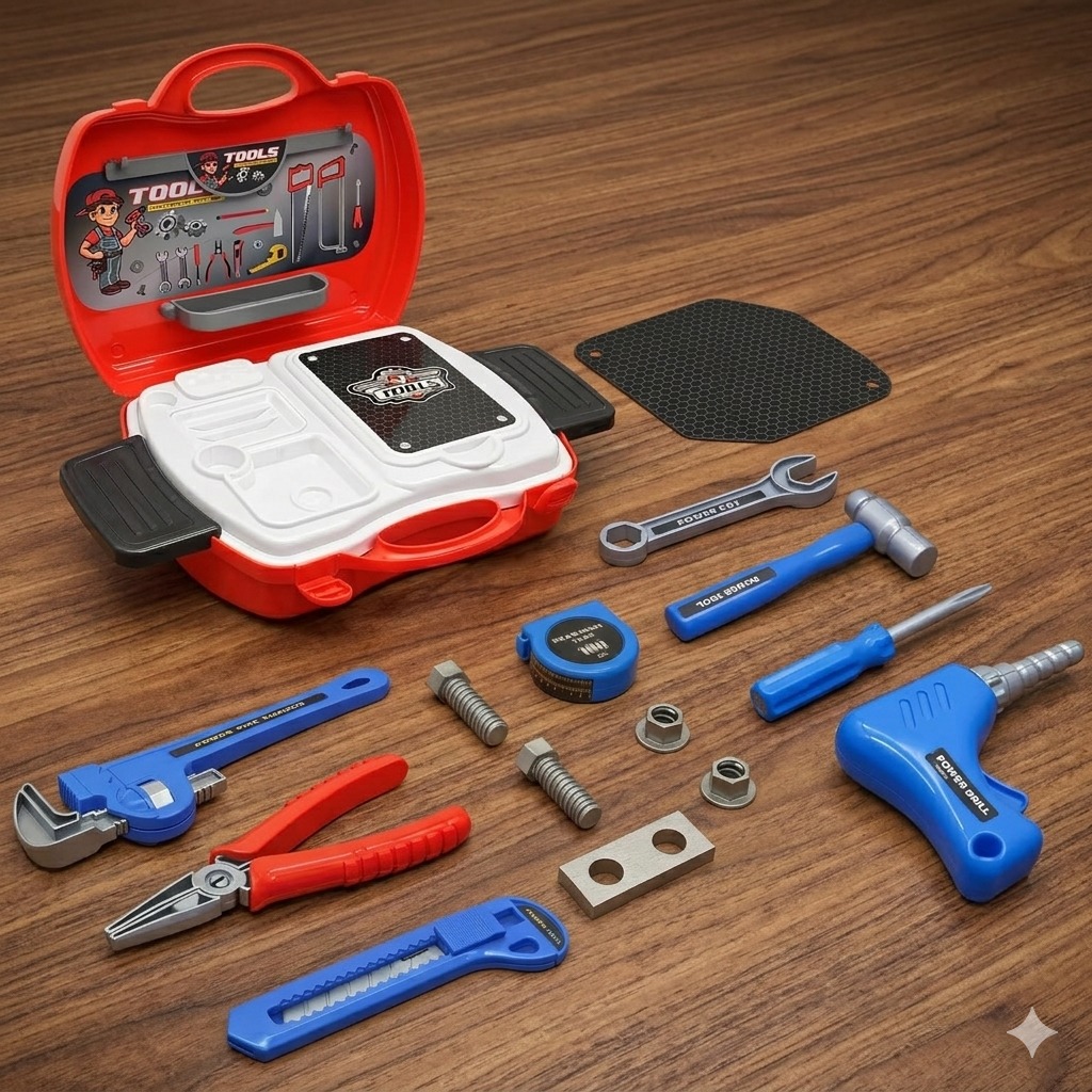 NEXTGEN Junior Mechanic Auto Repair Tool Set – 27-Piece STEM Play Kit - Image 3
