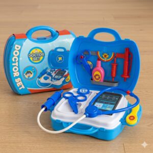 NEXTGEN 18-Piece Junior Medic Role Play Suitcase – Educational Doctor Kit for Kids