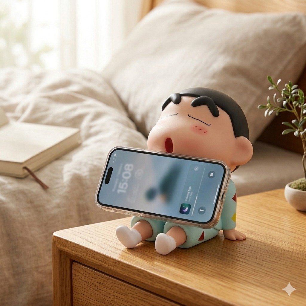 Universal Cartoon Character Car Dashboard Phone Holder - Non-Slip Decorative Mount - Image 2