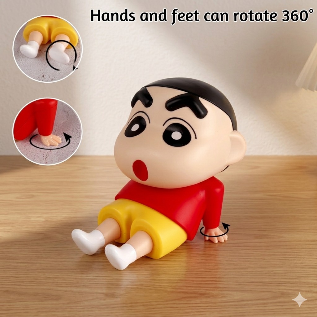 Universal Cartoon Character Car Dashboard Phone Holder - Non-Slip Decorative Mount - Image 2