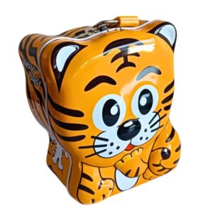 Premium Kids' Metal Piggy Bank with Lock & Key – Secure Coin & Cash Savings Vault