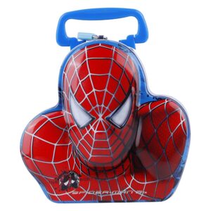 Spider-Man Metal Piggy Bank for Kids – Secure Coin Bank with Lock & Key