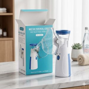 Portable Mesh Nebulizer Machine – Ultra-Quiet Handheld Vaporizer for Kids & Adults