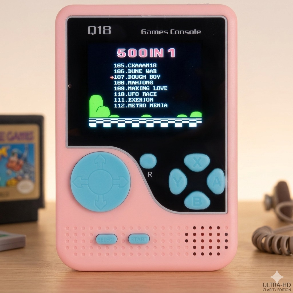 Retro Handheld Game Console | 500-in-1 Classic Portable Player