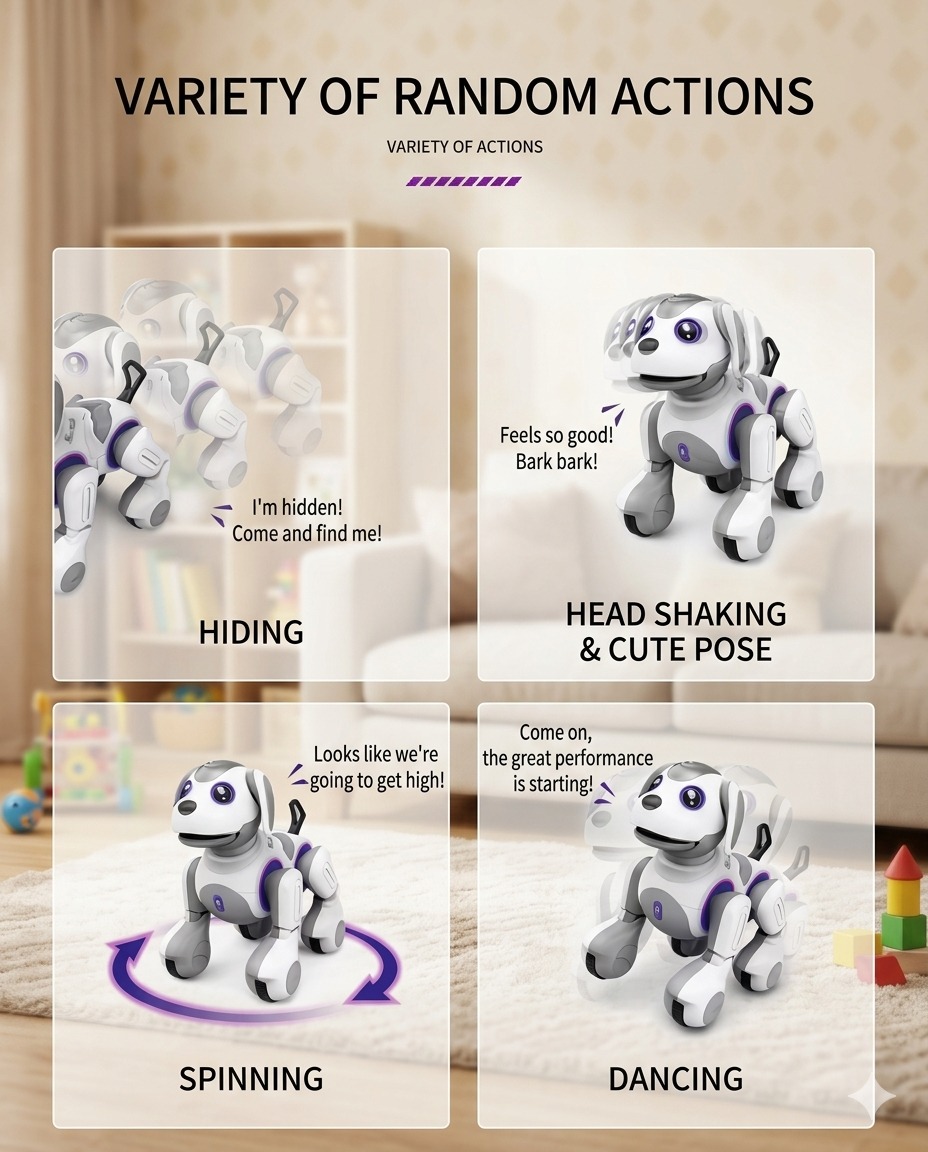 Intelligent Remote Control Robot Dog – Programmable Smart Toy for Kids | C10-510 - Image 4