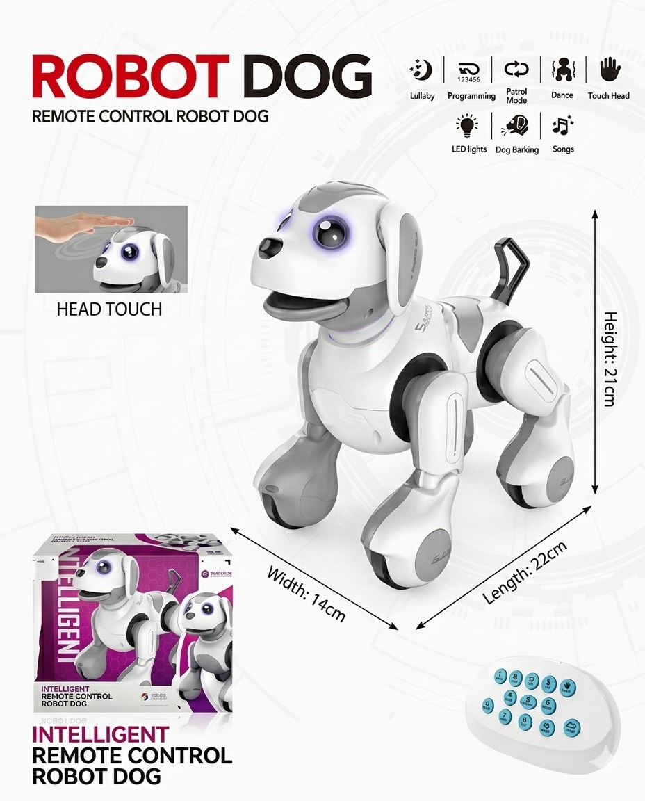 Intelligent Remote Control Robot Dog – Programmable Smart Toy for Kids | C10-510 - Image 5