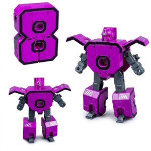 10-in-1 Transforming Robot Toy - 12.2" Giant Mech Action Figure & Construction Set