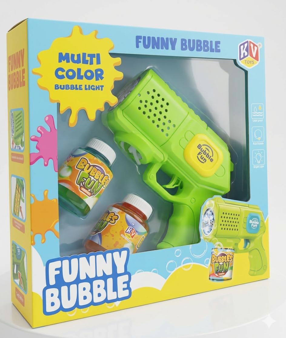 NEXTGEN Funny Bubble Light Blaster – Multi-Color LED Automatic Bubble Maker | A123-448 - Image 4