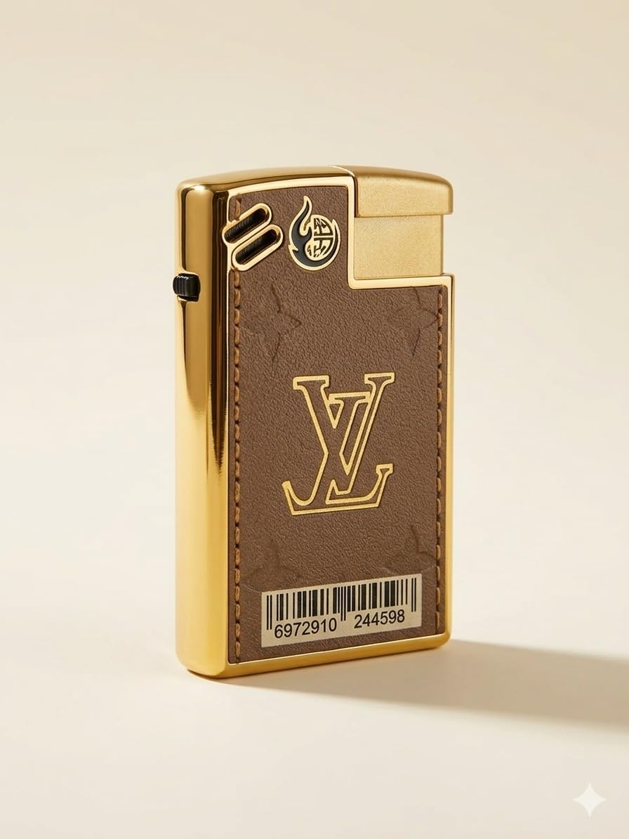 Premium Refillable Metal Lighter – Luxury 3D Embossed Designer Finish | A40-177 - Image 2