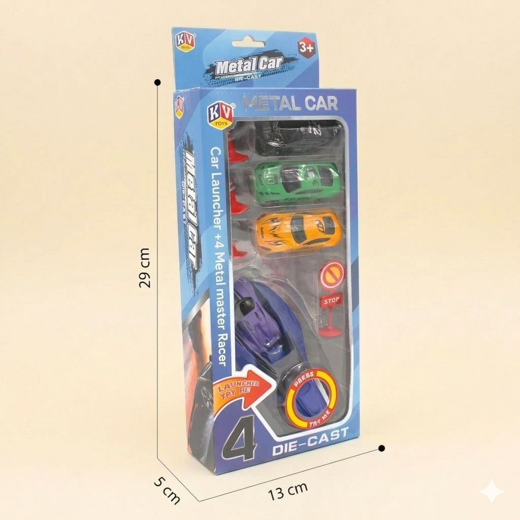 NEXTGEN Ultimate Racing Combo – Die-Cast Car Set, Blue Racer & Free Spider-Head Spinner | C-20 - Image 9