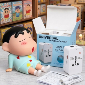 COMBO SET : Shin-chan Figure + 20W PD Universal Travel Adapter | C-5