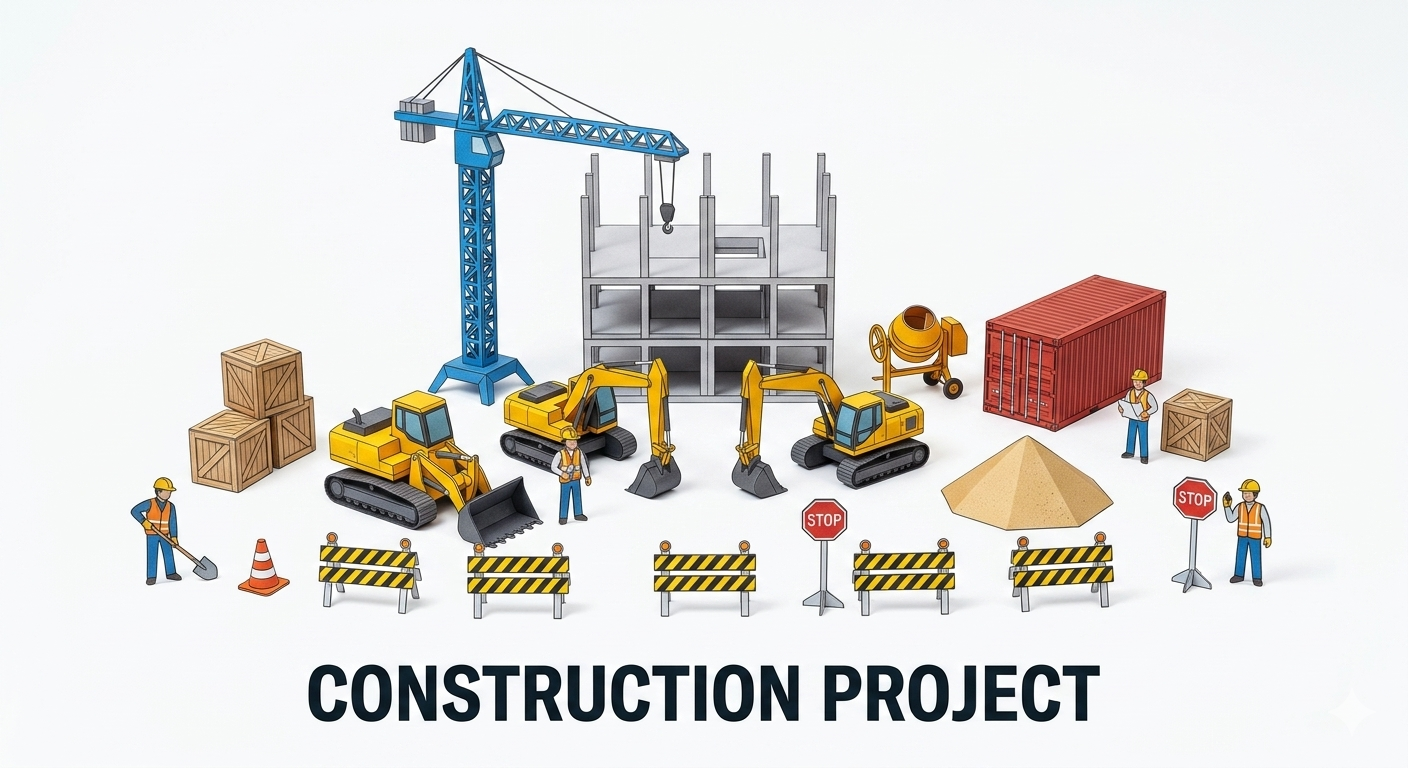 Construction Garage 58-Piece Magnetic Building Blocks Playset | A94-435 - Image 3