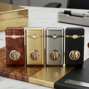 NEXTGEN Luxury Crystal-Accent Metal Lighter – Windproof & Refillable|LGT152