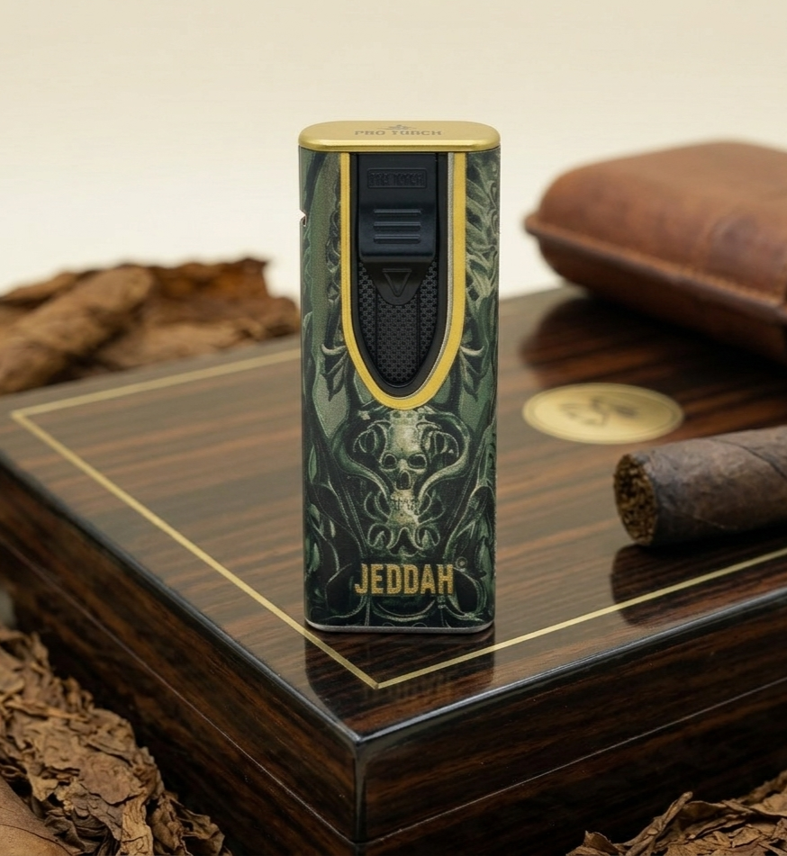 Cigarette Lighter Skull Lighter – Gothic Embossed Metal Gas Lighter | A19-173 - Image 5