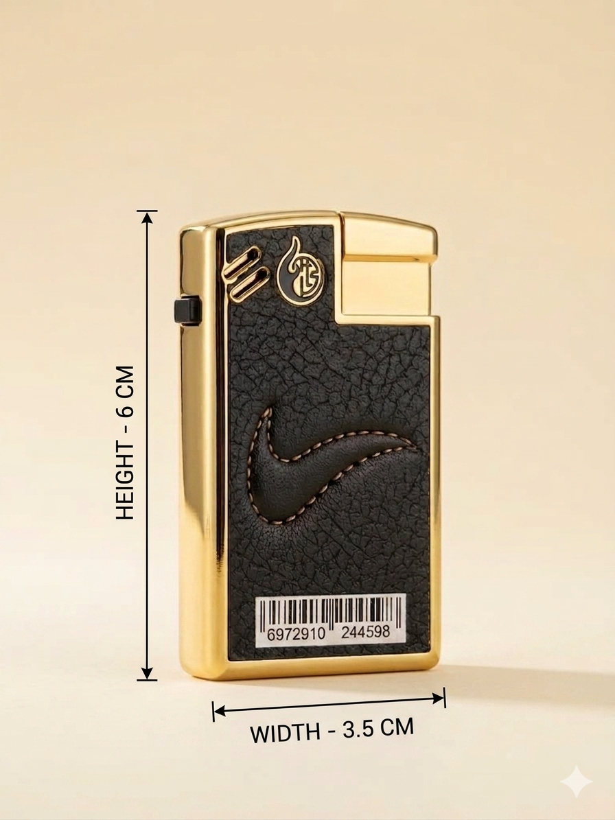 Premium Refillable Metal Lighter – Luxury 3D Embossed Designer Finish | A40-177 - Image 6
