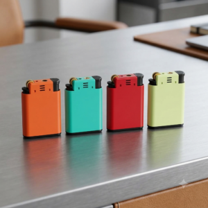 NEXTGEN Premium Slimline Refillable Lighter – Windproof Mechanical Ignition – Ergonomic Modern Design|A33-169