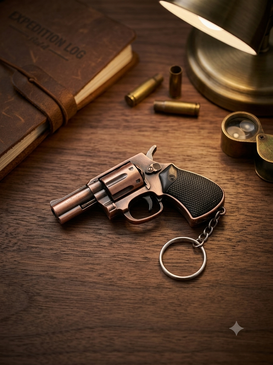 NEXTGEN Tactical Revolver Keychain Lighter – Miniature Gadget|A08-304 - Image 4
