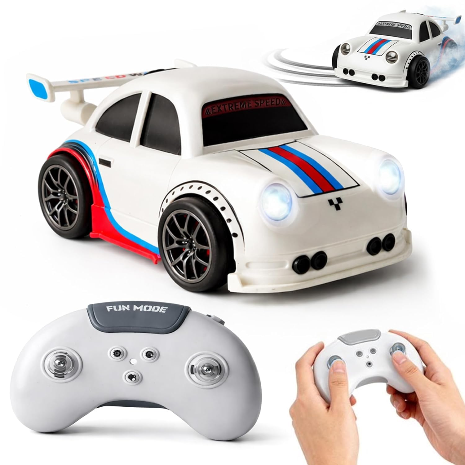 R/C Racing Car + Hello Kitty Projection Watch (Free) | Fun Gift Set for Kids | C-6 - Image 4