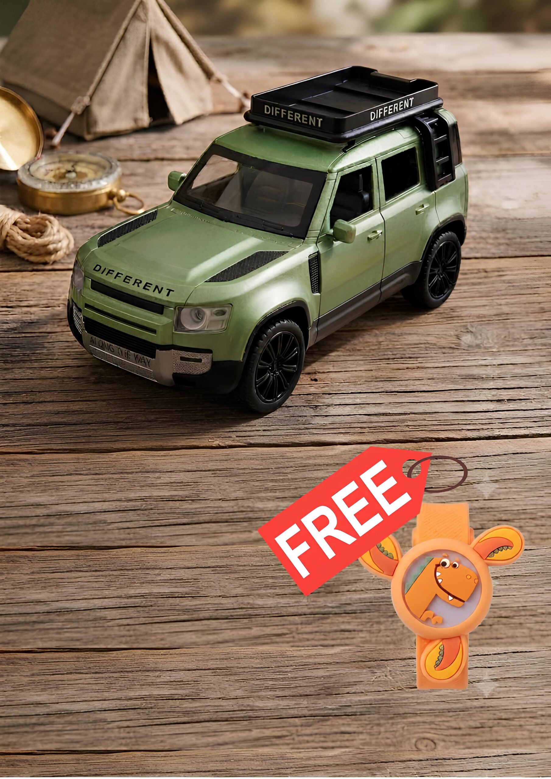 Adventure Defender RC Car + Spinner Watch (Free) | C-3