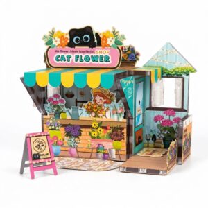 Flower Shop 73-Piece Magnetic Building Blocks Set | A97-434