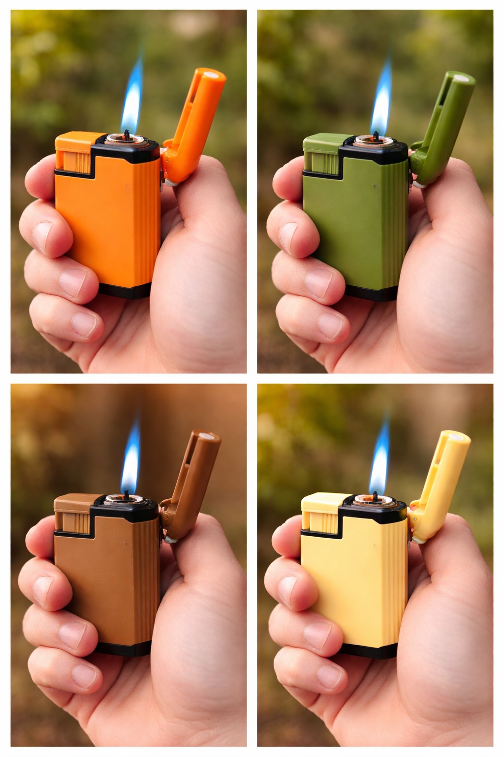 NEXTGEN Premium Matte Finish Pocket Lighter – Windproof Side-Press Refillable Gas Lighter | A34-171 - Image 5