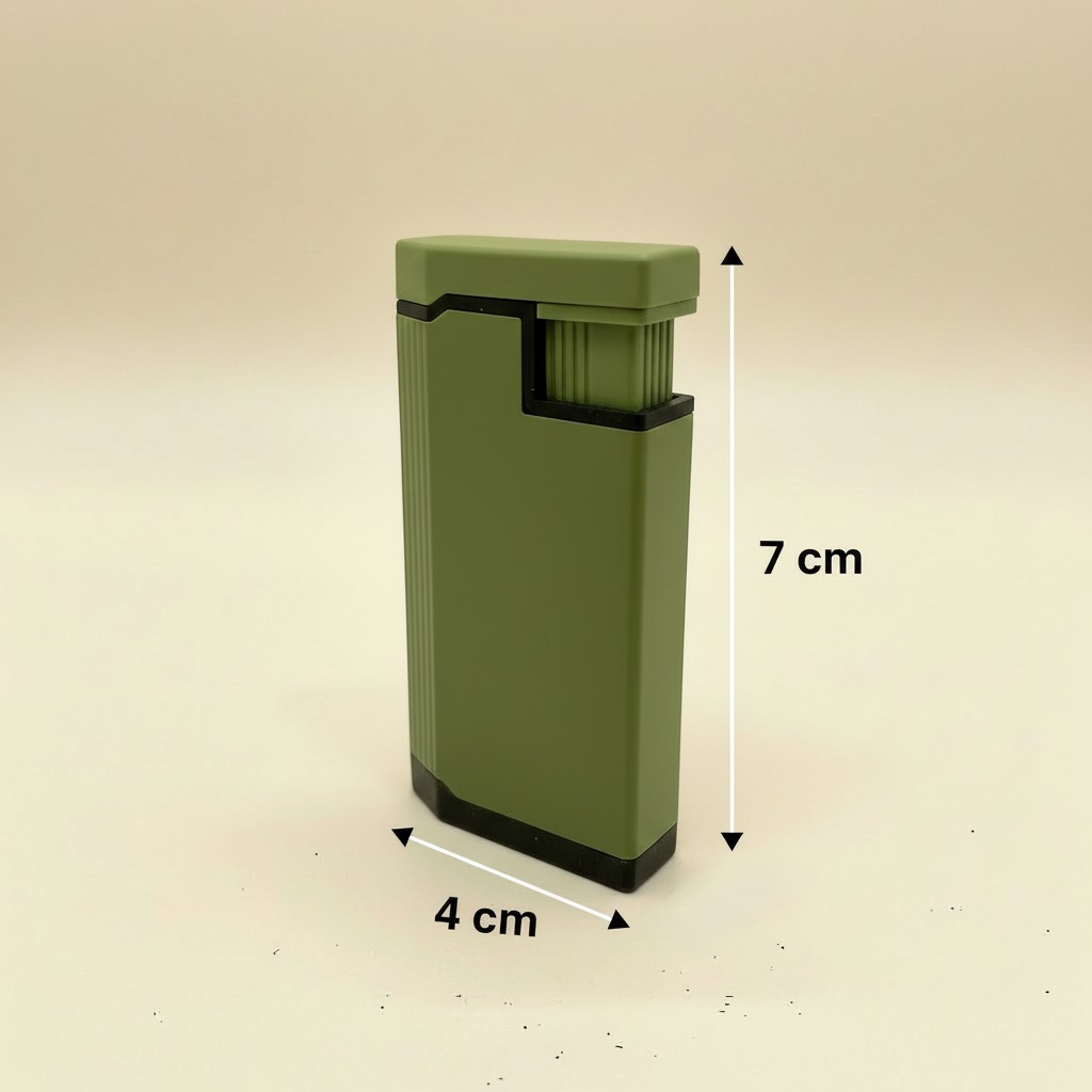NEXTGEN Premium Matte Finish Pocket Lighter – Windproof Side-Press Refillable Gas Lighter | A34-171 - Image 2