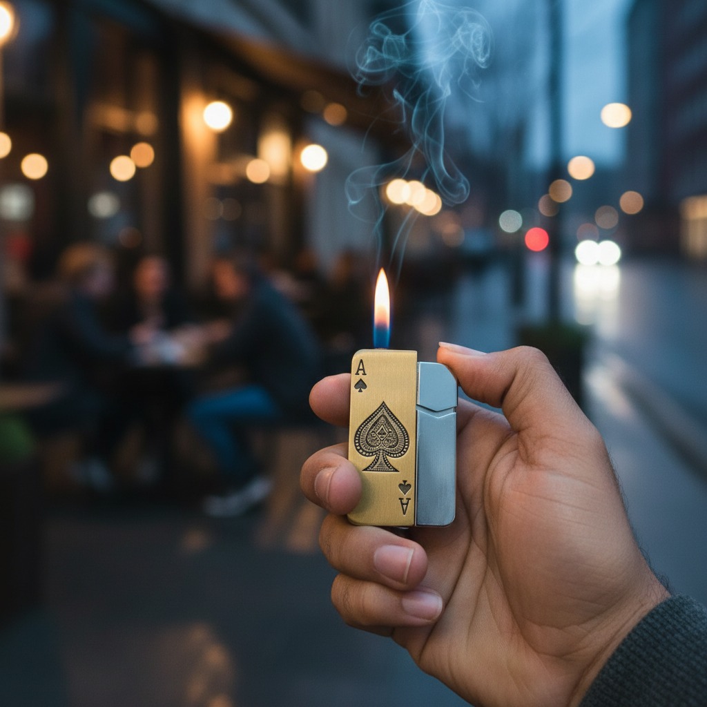 NEXTGEN Ace of Spades Premium Pocket Lighter – Ultra-Slim Metallic Windproof Lighter | LGT-154 - Image 9