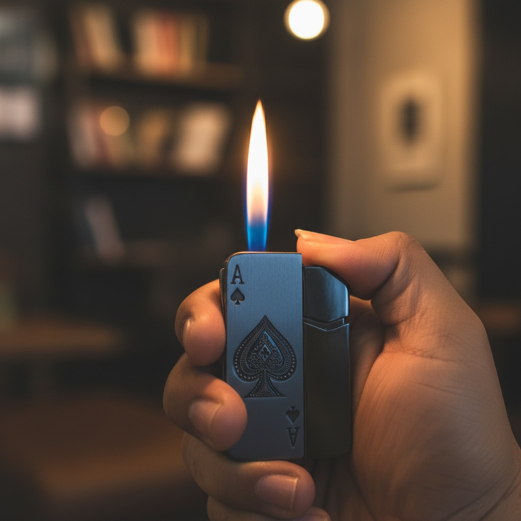 NEXTGEN Ace of Spades Premium Pocket Lighter – Ultra-Slim Metallic Windproof Lighter | LGT-154 - Image 10