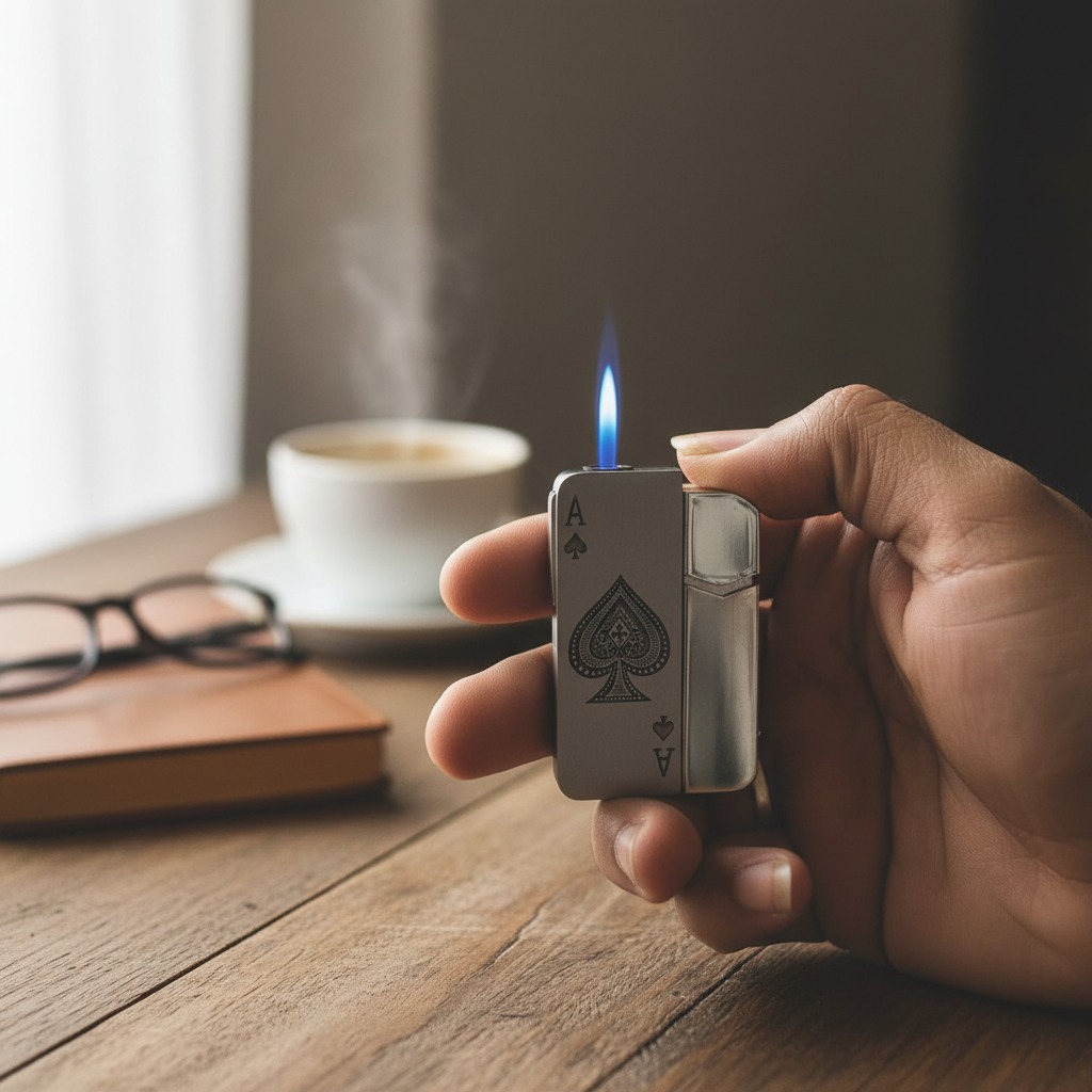 NEXTGEN Ace of Spades Premium Pocket Lighter – Ultra-Slim Metallic Windproof Lighter | LGT-154 - Image 11