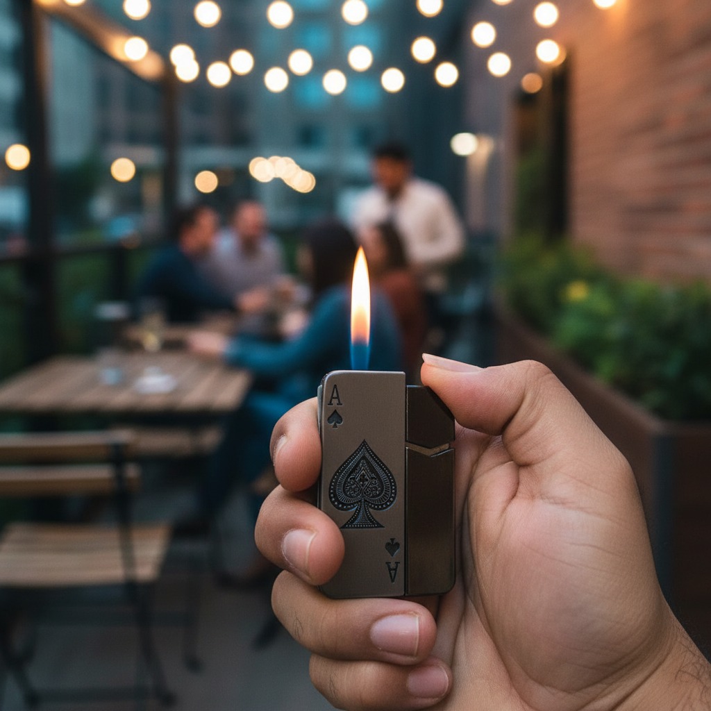 NEXTGEN Ace of Spades Premium Pocket Lighter – Ultra-Slim Metallic Windproof Lighter | LGT-154 - Image 8