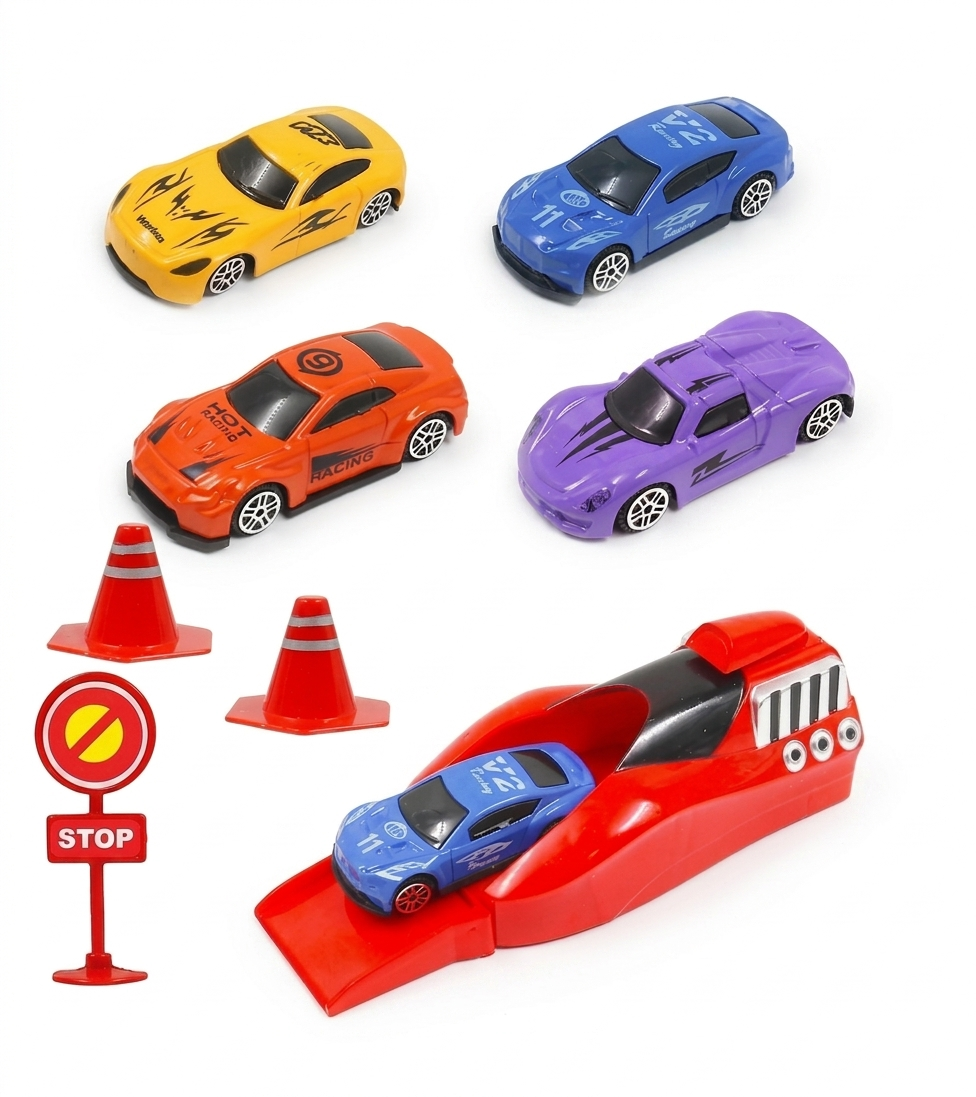 NEXTGEN Ultimate Racing Combo – Die-Cast Car Set, Blue Racer & Free Spider-Head Spinner | C-20 - Image 6