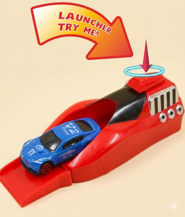 NEXTGEN Ultimate Racing Combo – Die-Cast Car Set, Blue Racer & Free Spider-Head Spinner | C-20 - Image 7
